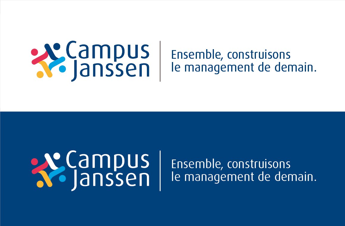 Logo Campus Janssen en version claire et foncée